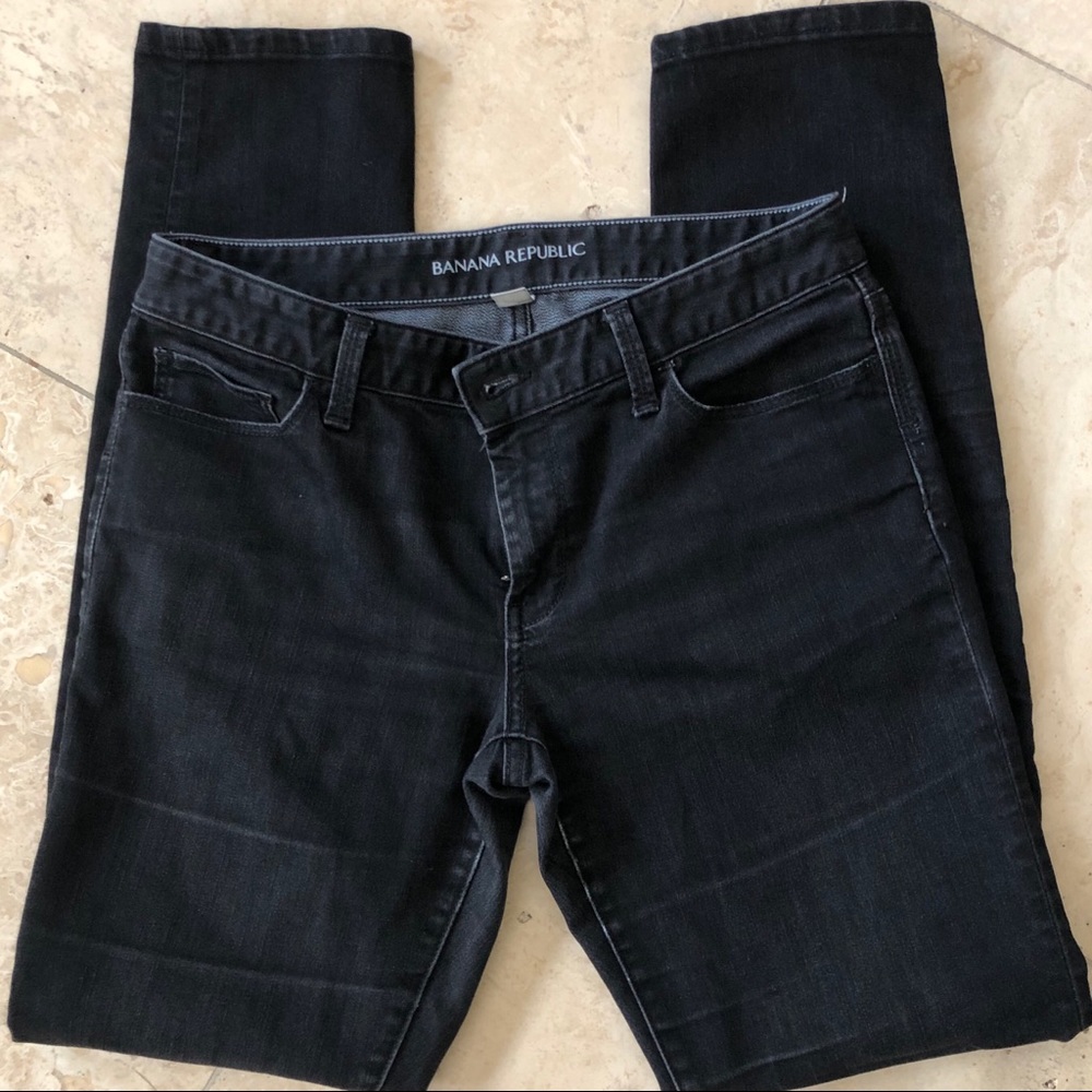 BANANA REPUBLIC JEANS, BLACK